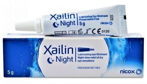 Xailin Night unguent oftalmic lubrifiant - 5 grame Visufarma