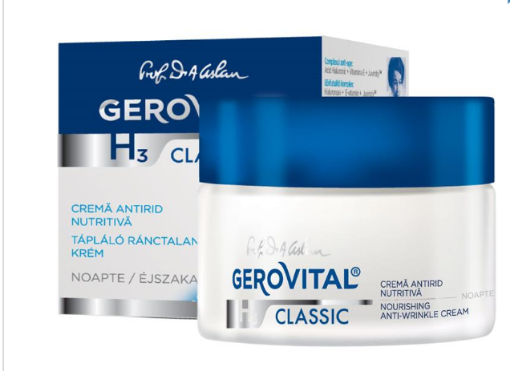 Gerovital H3 Classic Crema Antirid Nutritiva - 50ml