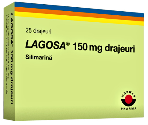 Poza cu Lagosa 150mg - 25 drajeuri Worwag Pharma