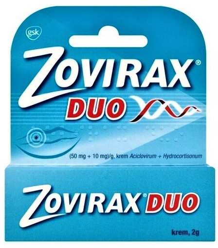 Poza cu Zovirax Duo 50mg/10mg/g - 2 grame GSK