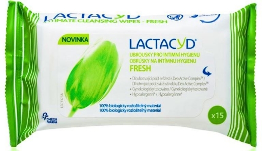 Poza cu lactacyd servetele intime fresh pachx15 buc