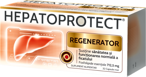 Hepatoprotect Regenerator - 32 capsule moi Biofarm