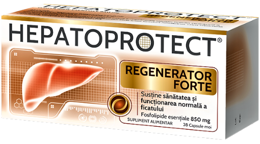 Poza cu Hepatoprotect Regenerator Forte - 28 capsule moi Biofarm