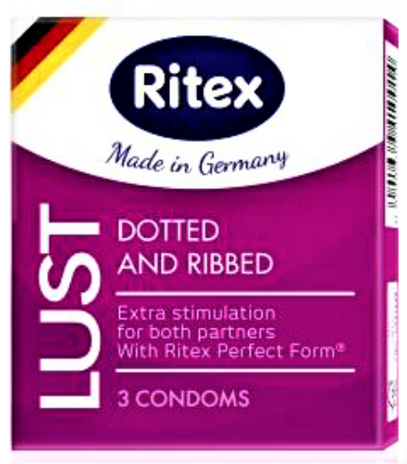 Poza cu ritex prezervativ lust x 3 bucati