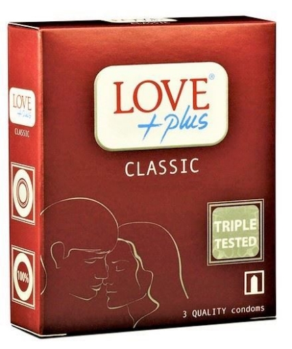 Poza cu love plus prezervative classic x 3 bucati