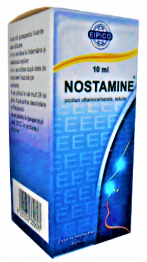 Poza cu Nostamine solutie oftalmica/nazala - 10ml Eipico