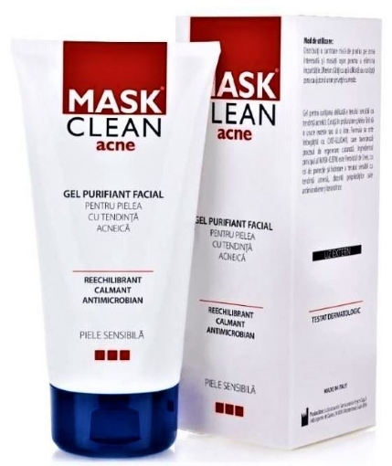 mask clean acne gel purifiant facial x 150ml 150ml poza noua reduceri 2022