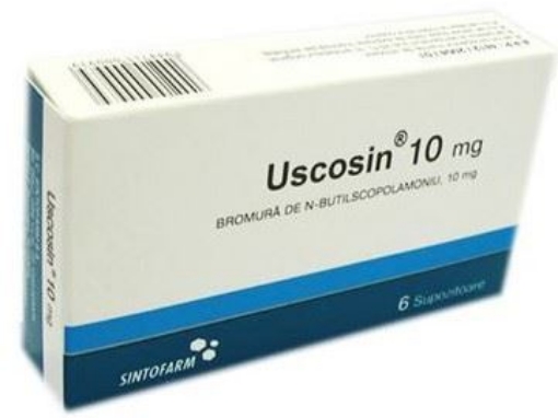 Poza cu Uscosin 10mg - 6 supozitoare Sintofarm