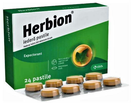 Poza cu Herbion iedera - 24 pastile de supt
