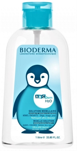 Poza cu Bioderma ABC Derm H2O cu pompa inversa - 1000ml