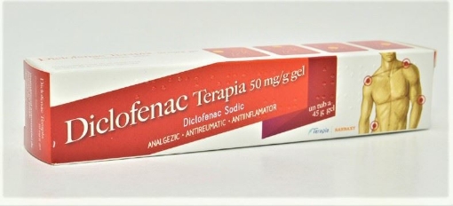 Poza cu Diclofenac Terapia 50mg/g gel - 45 grame