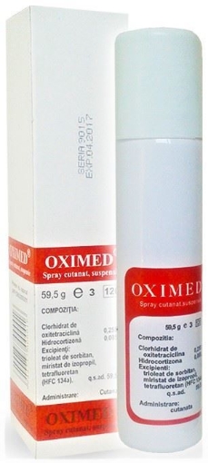 Poza cu Oximed spray cutanat - 59.5 grame Mebra