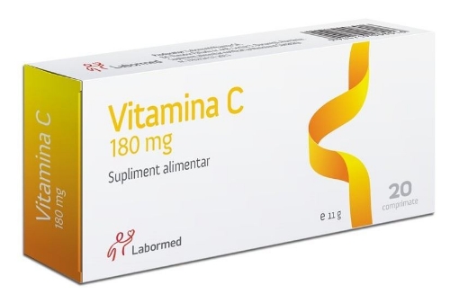 Vitamina c 180mg - 20 comprimate masticabile labormed