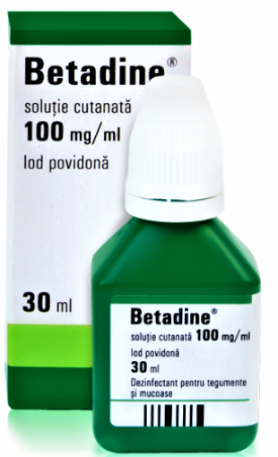Poza cu Betadine 10% solutie externa - 30ml Egis