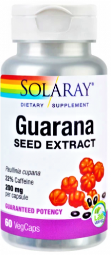 Poza cu secom guarana 200mg x 60 capsule vegetale