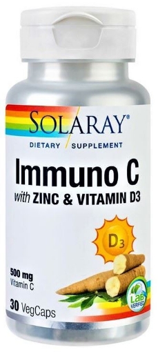 Poza cu Secom Immuno C plus zinc si vitamina D3 - 30 capsule vegetale