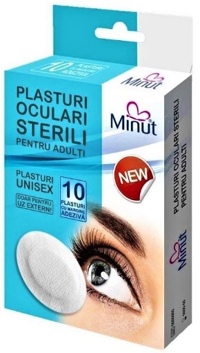 Minut Plasturi Oculari Sterili Pentru Adulti - 10 Bucati