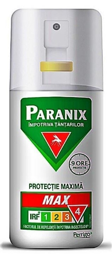 Poza cu Hipocrate Paranix Maxx spray repelent impotriva tantarilor  - 75ml