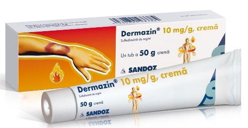 Poza cu Dermazin crema 1% - 50 grame Sandoz