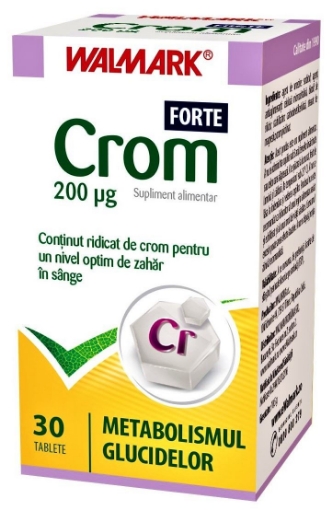 Poza cu Walmark Crom Forte 200mg - 30 tablete