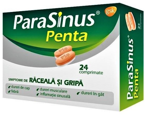 Poza cu ParaSinus Penta - 24 comprimate GSK