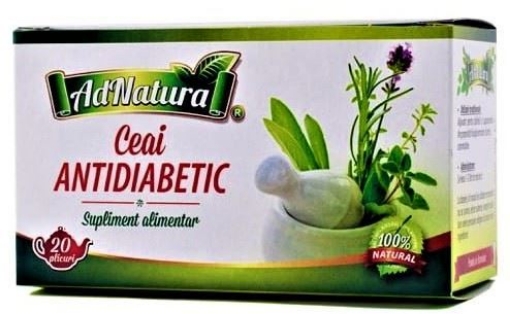 Poza cu AdNatura ceai antidiabetic - 20 plicuri