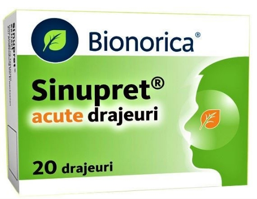 Poza cu Sinupret Acute - 20 drajeuri Bionorica