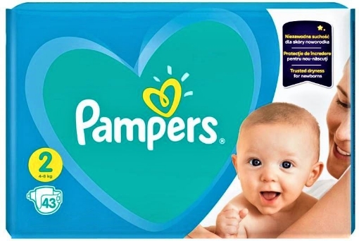 Pampers 2 (4-8kg) Active Baby - 43 bucati
