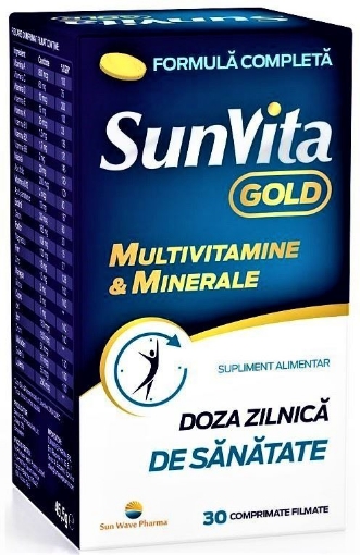 Sunwave Sunvita Gold - 30 Comprimate Filmate