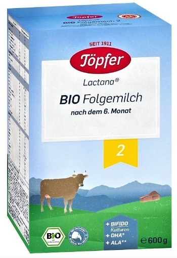 Topfer Bio 2 Lapte Praf - 600 Grame