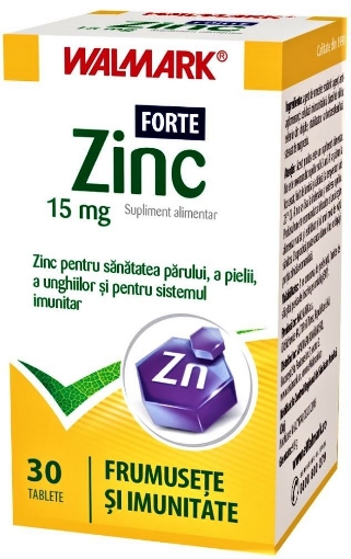 Poza cu Walmark Zinc Forte 15mg - 30 tablete