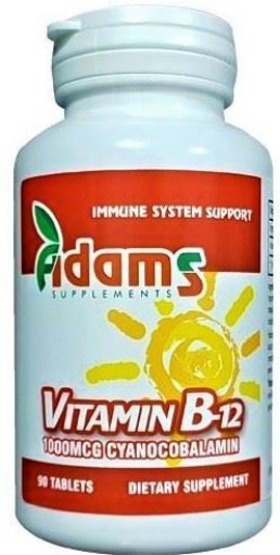Adams Vision Vitamina B12 1000mcg - 90 comprimate