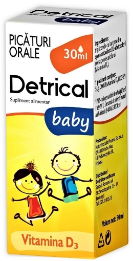 Zdrovit Detrical D3 Baby Picaturi Orale - 30ml