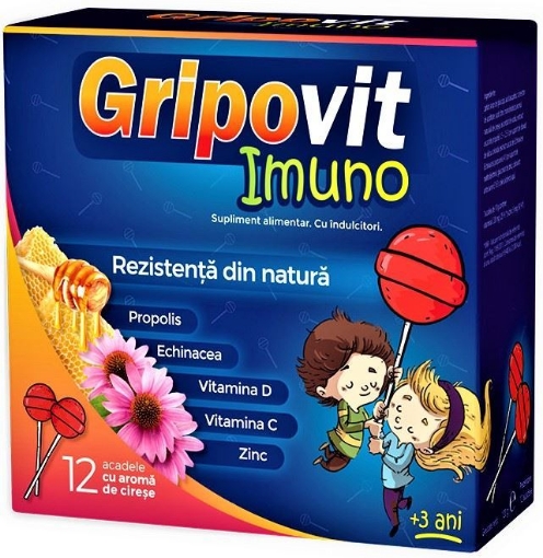 Poza cu Zdrovit Gripovit Imuno - 12 acadele
