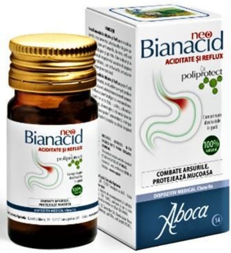Aboca NeoBianacid acid si reflux – 14 comprimate masticabile