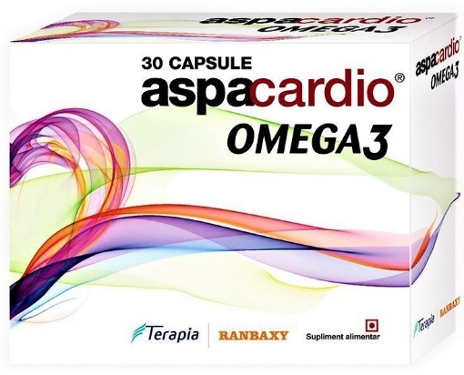 Poza cu Aspacardio Omega-3 - 30 capsule Terapia