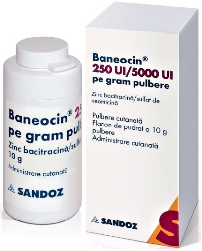 Poza cu Baneocin pulbere - 10 grame