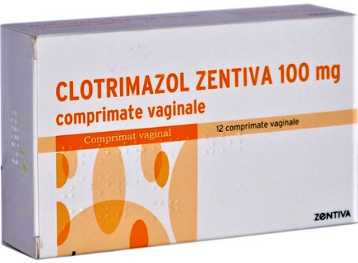 Poza cu Clotrimazol 100mg - 12 comprimate vaginale Zentiva