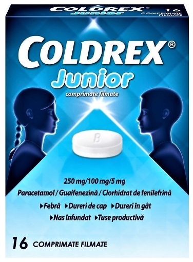 Poza cu Coldrex Junior - 16 comprimate filmate