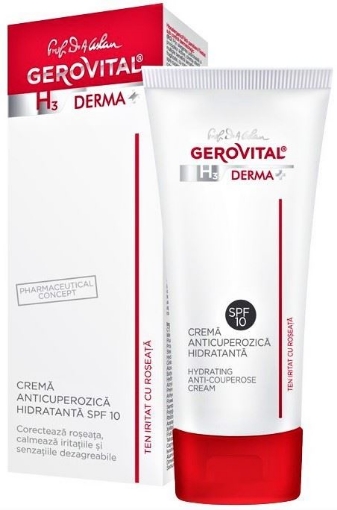 Gerovital H3 Derma+ Crema Anticuperozica Hidratanta Spf10 - 50ml