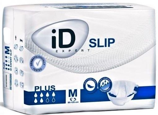 Ontex Id Expert Slip Scutece Pentru Adulti Pentru Incontinenta Urinara Cotton Plus M - 30 Bucati