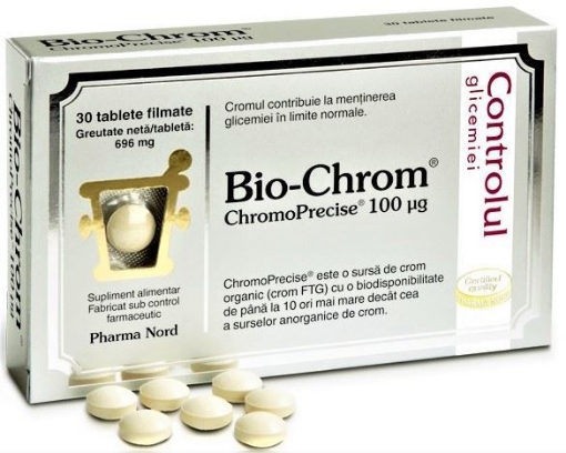 Poza cu Pharma Nord Bio-Chrom FTG - 30 Tablete Filmate