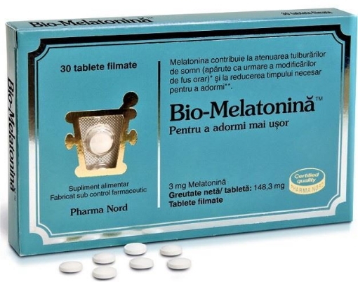 Pharma Nord Bio-melatonina - 30 tablete filmate