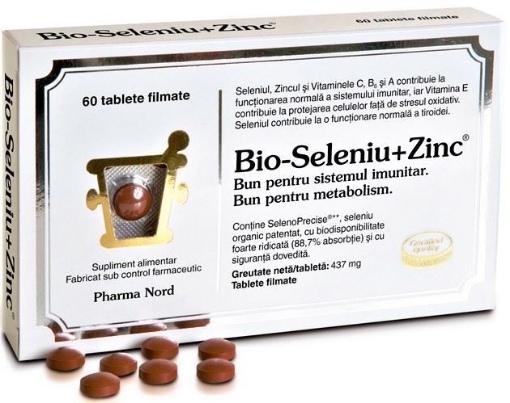 Poza cu Pharma Nord Bio-Seleniu+Zinc - 60 Tablete Filmate
