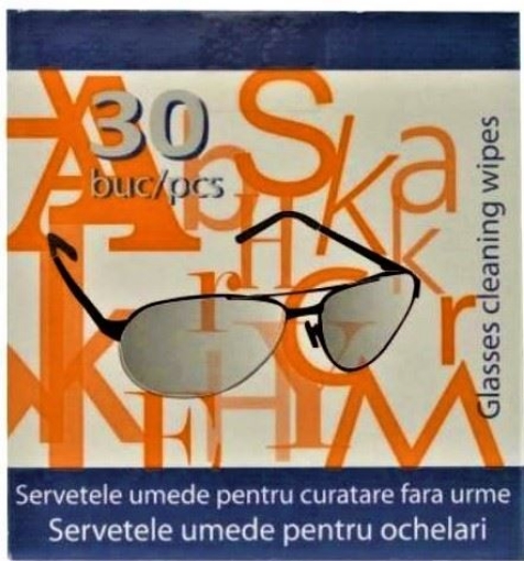Poza cu Servetele umede pentru ochelari - 30 bucati FLM Group