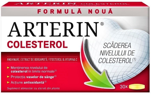 Poza cu Arterin colesterol - 30 comprimate