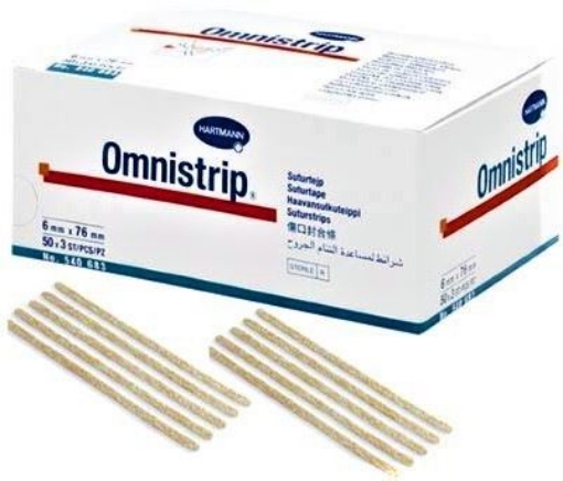 Hartmann Omnistrip plasture inlocuire sutura 6mm/76mm - 50 plasturi