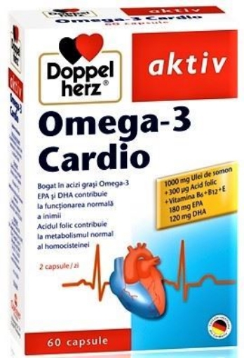 Poza cu Doppelherz Aktiv Omega 3-Cardio - 60 comprimate