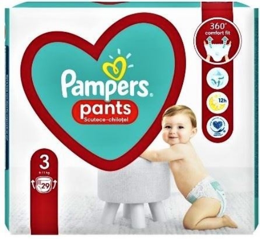 Pampers 3 (6-11 Kg) Active Baby Pants - 29 Bucati