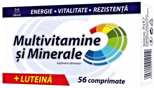Poza cu zdrovit multivitamine+minerale ctx56 cpr